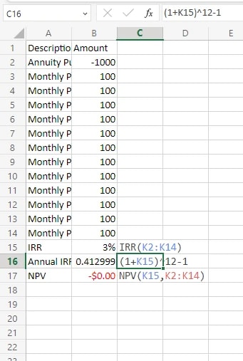 excel table