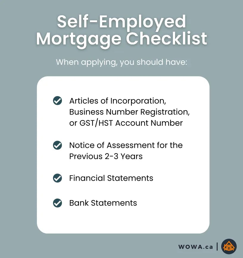 self employed checklist infographic