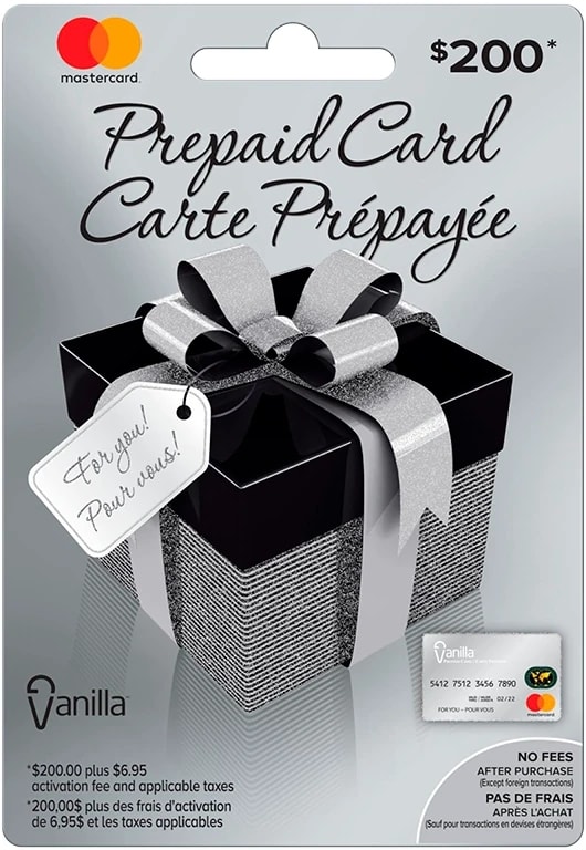 vanilla prepaid card