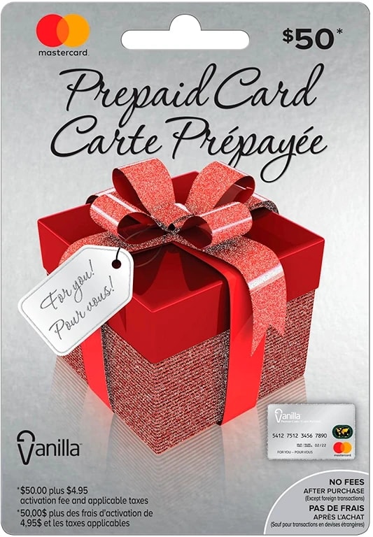 vanilla prepaid card