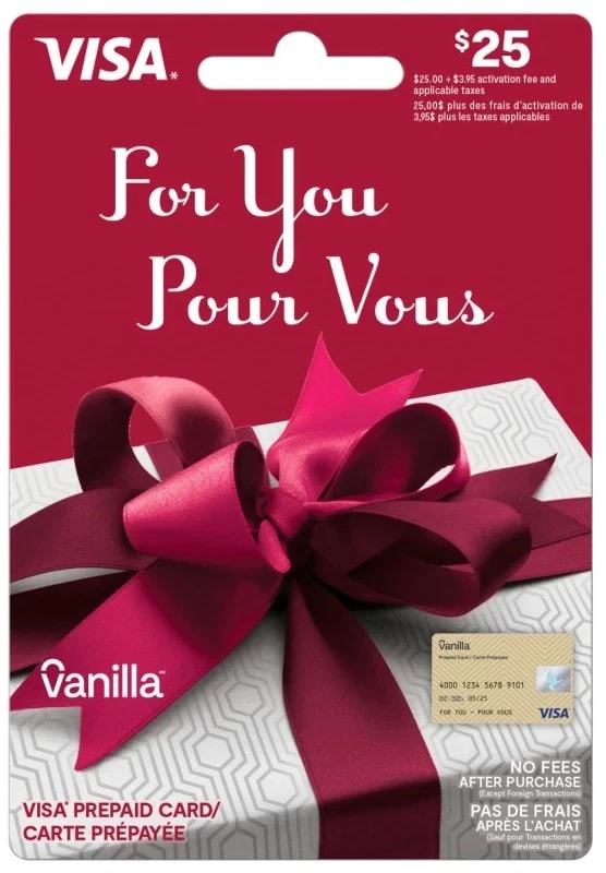 vanilla prepaid card